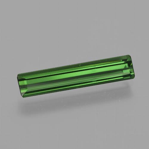 Medium Green Turmalin Edelstein - 1.3ct Oktagon facettiert (ID: 416304)