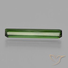Tourmaline Gemstone in 17.3 x 3.5 mm Size for Sale, Tourmaline Stone in Medium Green Color
