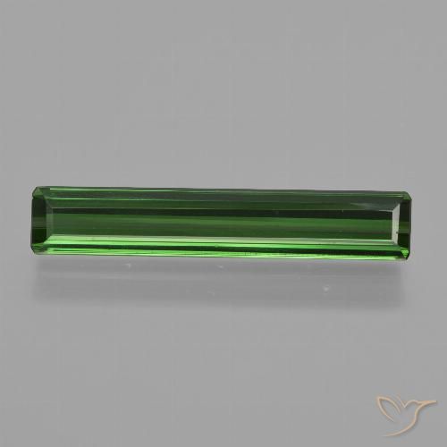 1.85ct Natural Medium-Dark Green Tourmaline, Emerald Cut, VVS-VS