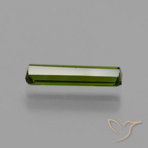 Tourmaline Gemstone in 11.9 x 3 mm Size for Sale, Tourmaline Stone in Seaweed Green Color