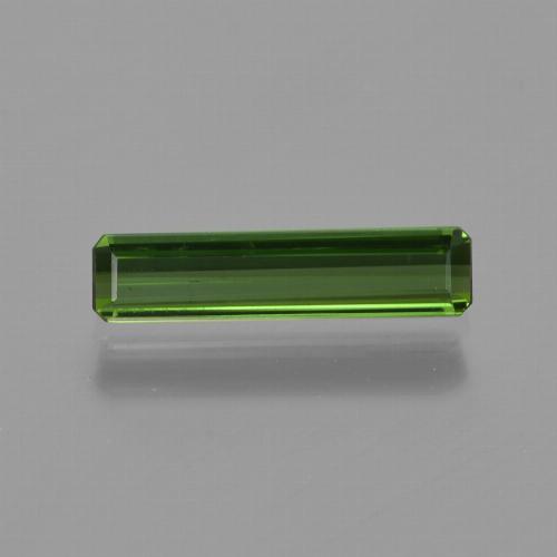 Deep Green Tourmaline Gem - 0.8ct Octagon Facet (ID: 416320)
