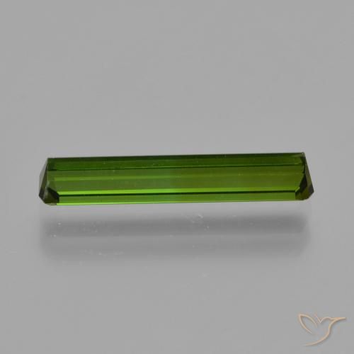 Tourmaline Gemstone in 15.9 x 3 mm Size for Sale, Tourmaline Stone in Forest Green Color