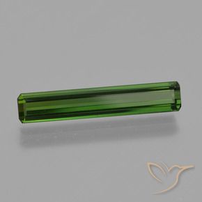 1.33 ct Green Tourmaline Stone, Natural Tourmaline in Octagon Facet Shape for Sale