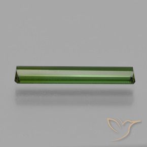 Tourmaline Gemstone in 16.8 x 3.1 mm Size for Sale, Tourmaline Stone in Deep Green Color