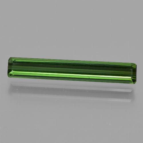 Dark Earthy Green Turmalin Edelstein - 1.4ct Oktagon facettiert (ID: 416334)