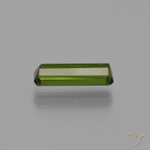 Tourmaline Gemstone in 9.9 x 3.3 mm Size for Sale, Tourmaline Stone in Medium Green Color