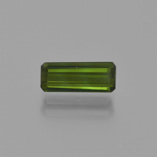 Earthy Green Tourmaline Gem - 0.9ct Octagon Facet (ID: 416346)