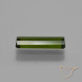 Tourmaline Gemstone in 11.1 x 3.8 mm Size for Sale, Tourmaline Stone in Forest Green Color