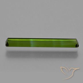 Tourmaline Gemstone in 18.3 x 2.5 mm Size for Sale, Tourmaline Stone in Forest Green Color