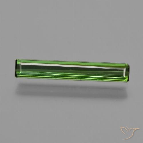 0.94ct Natural Deep Green Tourmaline, Emerald Cut, VVS-VS