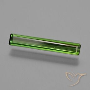 0.94 ct Green Tourmaline Stone, Natural Tourmaline in Octagon Facet Shape for Sale