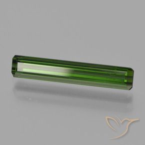 1.80 ct Green Tourmaline Stone, Natural Tourmaline in Octagon Facet Shape for Sale