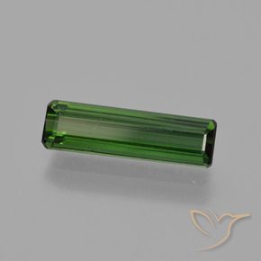 1.20 ct Green Tourmaline Stone, Natural Tourmaline in Octagon Facet Shape for Sale