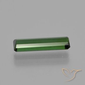 Tourmaline Gemstone in 12.2 x 3.5 mm Size for Sale, Tourmaline Stone in Dark Green Color