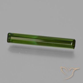 1.24 ct Green Tourmaline Stone, Natural Tourmaline in Octagon Facet Shape for Sale