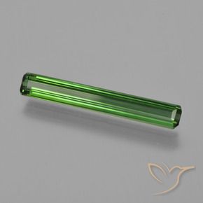 1.58 ct Green Tourmaline Stone, Natural Tourmaline in Octagon Facet Shape for Sale
