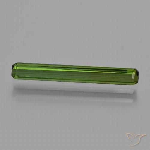 1.27ct Natural Forest Green Tourmaline, Emerald Cut, VS