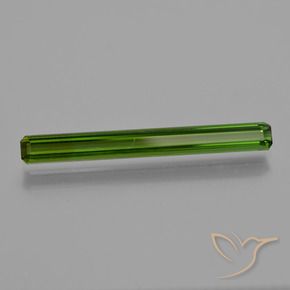 1.94 ct Green Tourmaline Stone, Natural Tourmaline in Octagon Facet Shape for Sale