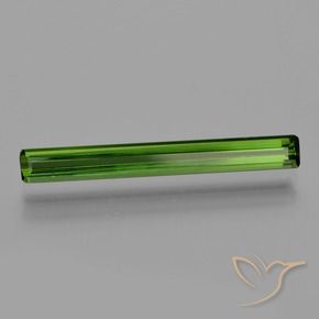 1.47 ct Green Tourmaline Stone, Natural Tourmaline in Octagon Facet Shape for Sale