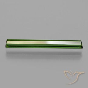 Tourmaline Gemstone in 22.2 x 2.7 mm Size for Sale, Tourmaline Stone in Deep Green Color