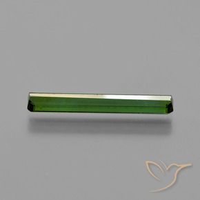 Tourmaline Gemstone in 18.2 x 2.8 mm Size for Sale, Tourmaline Stone in Dark Green Color