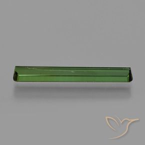 Tourmaline Gemstone in 18.4 x 3 mm Size for Sale, Tourmaline Stone in Medium-Dark Green Color