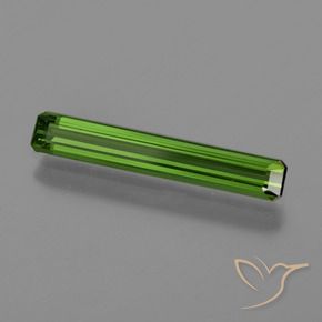 1.26 ct Green Tourmaline Stone, Natural Tourmaline in Octagon Facet Shape for Sale