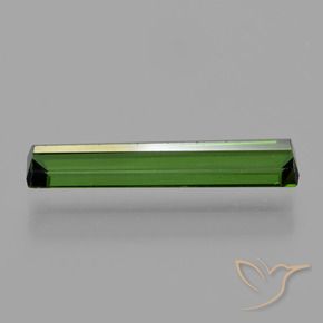 Tourmaline Gemstone in 15.3 x 3.1 mm Size for Sale, Tourmaline Stone in Dark Green Color