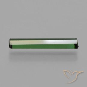 Tourmaline Gemstone in 16.1 x 3.4 mm Size for Sale, Tourmaline Stone in Medium-Dark Green Color