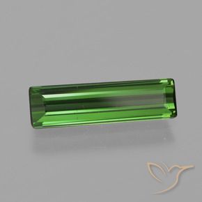 1.20 ct Green Tourmaline Stone, Natural Tourmaline in Octagon Facet Shape for Sale