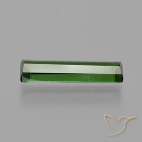 Tourmaline Gemstone in 13.3 x 3.7 mm Size for Sale, Tourmaline Stone in Dark Green Color