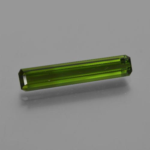 Earthy Green Tourmaline Gem - 2.9ct Octagon Facet (ID: 416427)