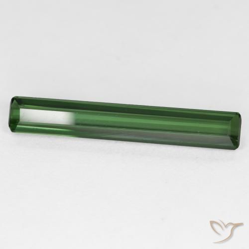 2.01 ct Green Tourmaline Stone, Natural Tourmaline in Octagon Facet Shape for Sale