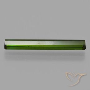 Tourmaline Gemstone in 24.9 x 3.7 mm Size for Sale, Tourmaline Stone in Dark Green Color