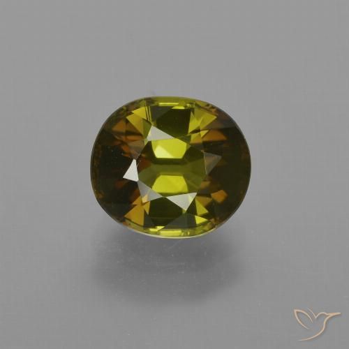 Reddish Brown Tourmaline Gem - 2.1ct Oval Facet (ID: 416487)
