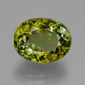 7.3ct Oval Facet Golden Green Tourmaline for sale thumb image of 7.3ct Oval Facet Golden Green Tourmaline (ID: 417188)