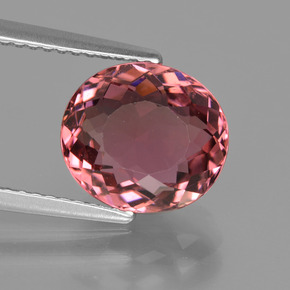 3.7ct Oval Facet Rose Pink Tourmaline Gem for sale 3.7ct Oval Facet Rose Pink Tourmaline Gem (ID: 417212)