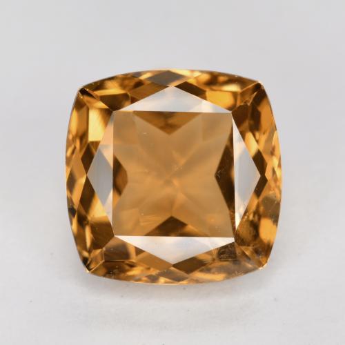 8 4 X 8 4mm Cushion Cut Golden Tourmaline From Mozambique Weight Of 2 87ct Natural Untreated Gemstone In Vs Clarity 1pc Tourmaline Color Golden Brown Mohs Hardness Of 7 7 5 Suitable For Daily Wear
