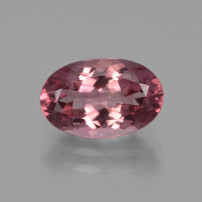 Magenta Turmalin Edelstein - 2.4ct Oval facettiert (ID: 417247)