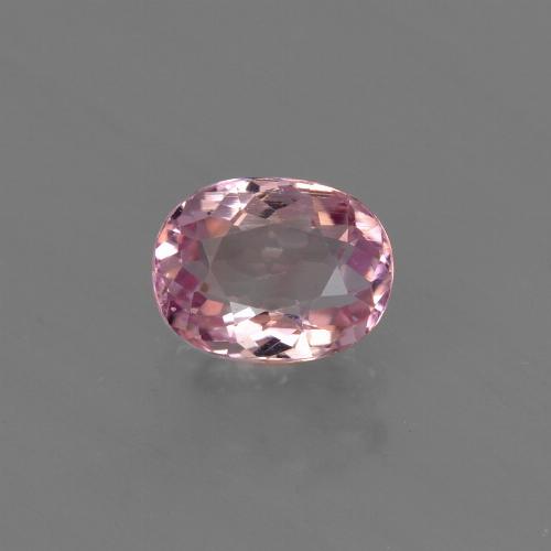 Bubblegum Pink Turmalin Edelstein - 1.1ct Oval facettiert (ID: 419437)
