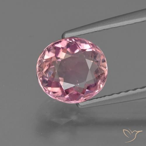 1.58ct Natural Light Pink Tourmaline, Oval, VS