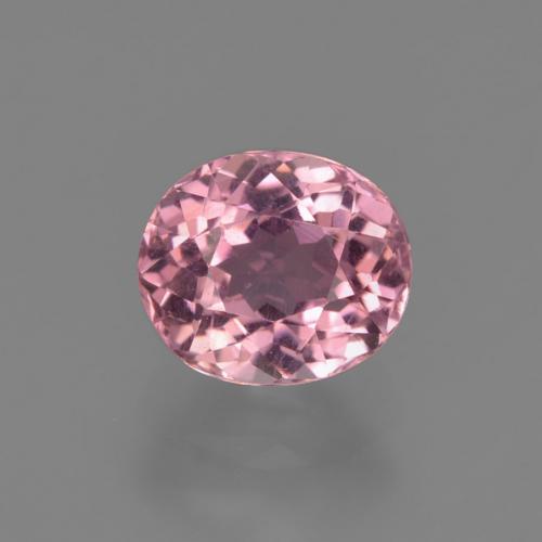 Watermelon Pink Турмалин Камень - 1.1ct Фасетный Овал (ID: 419562)