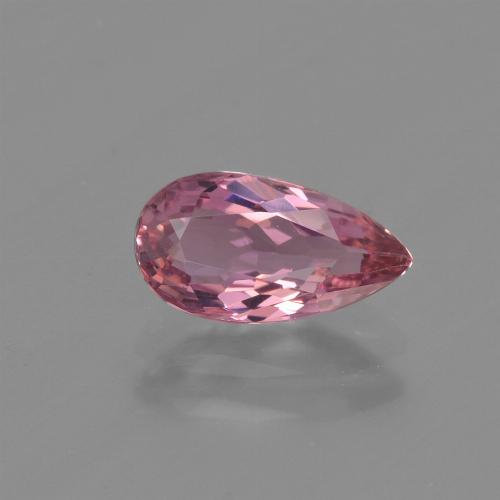 pink Turmalin Edelstein - 1.1ct Birnen Schliff (ID: 419675)