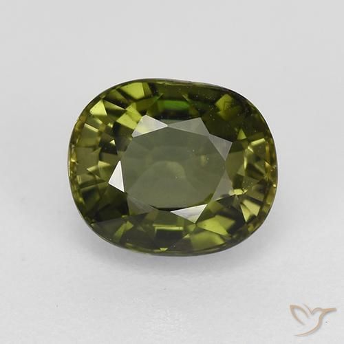 1.09ct Natural Forest Green Tourmaline, Oval, VS