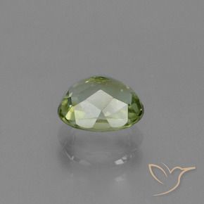 Tourmaline Gemstone in 6.7 x 5.3 mm Size for Sale, Tourmaline Stone in Yellowish Green Color