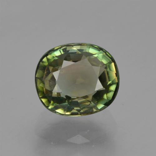 Medium Light Green Турмалин Камень - 1.2ct Фасетный Овал (ID: 419850)