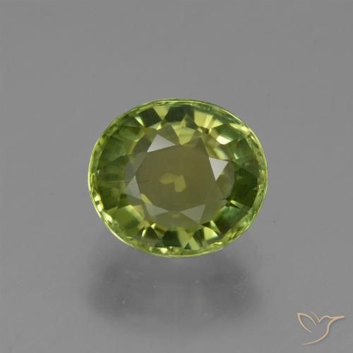 1.23ct Natural Forest Green Tourmaline, Oval, VS