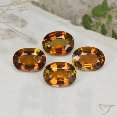 Warm Brown Турмалин Камень - 0.6ct Фасетный Овал (ID: 419923)