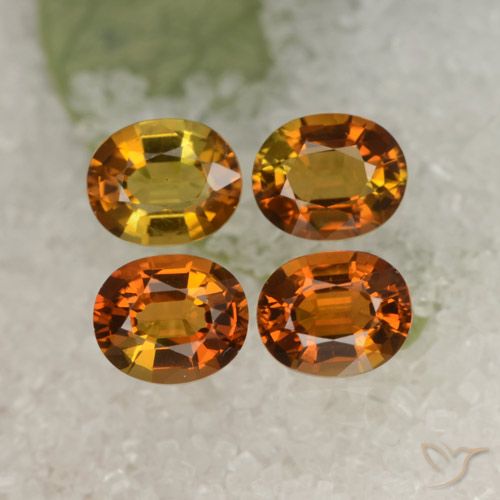 1.87 ctw Brown Tourmaline Gemstones, Tourmaline Gems in Oval Facet Shape for Sale.