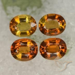 1.87 ctw Brown Tourmaline Stones, Natural Tourmaline in Oval Facet Shape for Sale